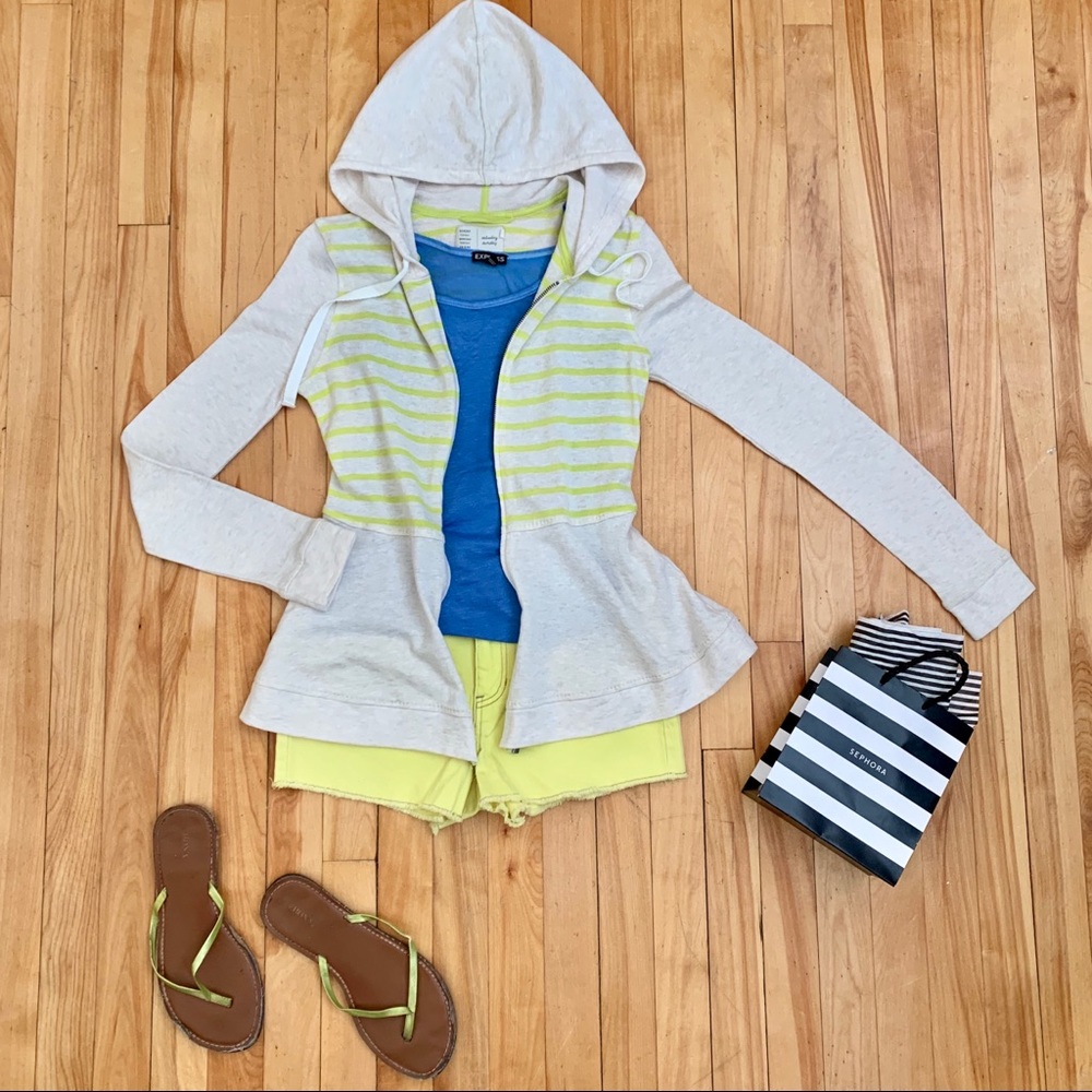 Anthropologie Saturday Sunday peplum hoodie